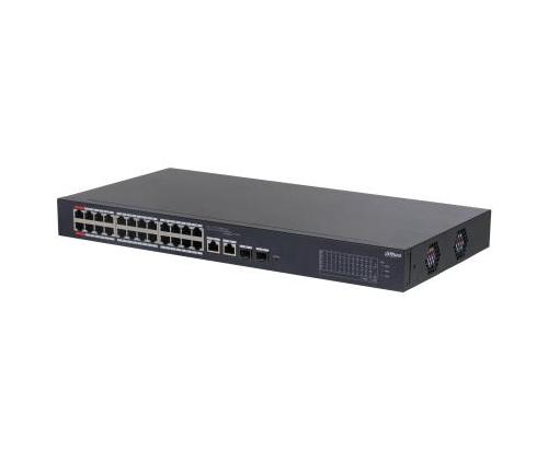 Kytkin DAHUA CS4226-24ET-240 Työpöytä/jalusta Rack 1U 24x10Base-T / 100Base-TX 2x10/100/1000BASE...
