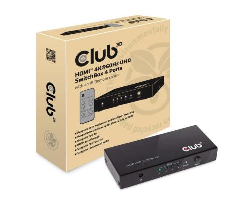 VIDEOKYTKIN HDMI 4PORT/CSV-1370 CLUB3D