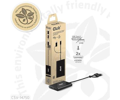 I/O-SOVITIN USB-C HDMI/DUALIIN CSV-1475 CLUB3D:EEN