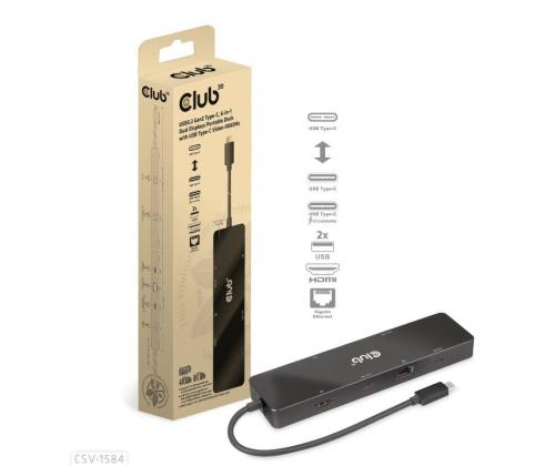 NB ACC TELAKOINTIASEMA 6IN1/USB-C 100W CSV-1584 CLUB3D