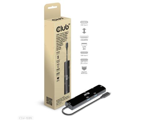 I/O HUB 6IN1 USB-C HDMI/100W CSV-1599 CLUB3D