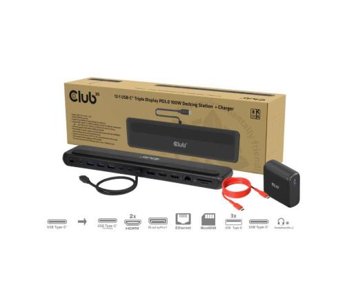 NB ACC TELAKOINTIASEMA 12IN1/USB-C 100W CSV-2541 CLUB3D
