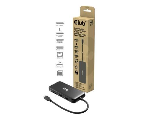 NB ACC TELAKOINTIASEMA 8IN1/USB-C 100W CSV-2551 CLUB3D