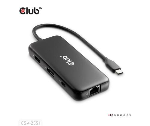 NB ACC TELAKOINTIASEMA 8IN1/USB-C 100W CSV-2551 CLUB3D