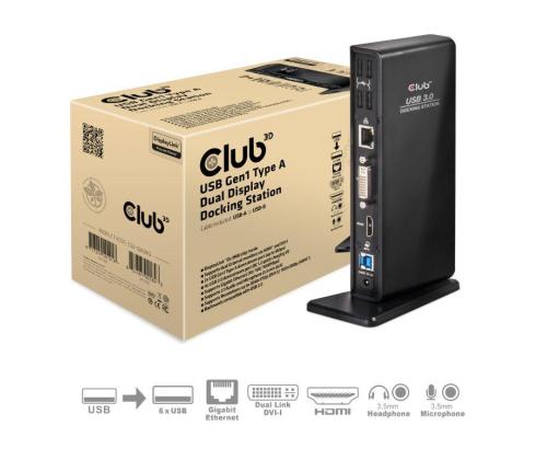NB ACC TELAKOINTIASEMA/USB CSV-3242HD CLUB3D