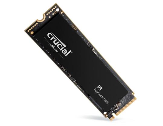 SSD CRUCIAL P3 1TB M.2 PCIE NVMe 3D NAND Kirjoitusnopeus 3000 Mt s Lukunopeus 3500 Mt sekunti...