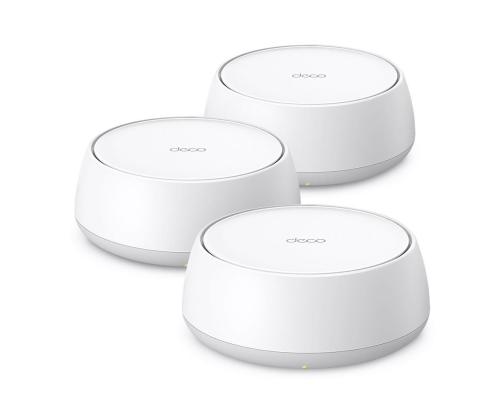Langaton reititin TP-LINK Wireless Router 3-pack 5000 Mbps Mesh Wi-Fi 7 2x2.5GbE LAN \ WAN-portit 2...