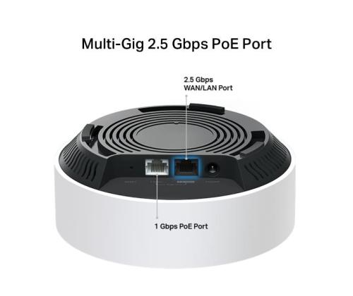 Langaton reititin TP-LINK Wireless Router 3-pack 3000 Mbps Mesh Wi-Fi 6 1x10/100/1000M 1x2.5GbE...