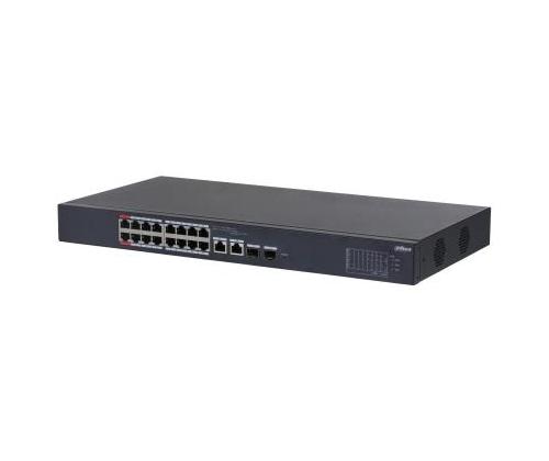 Kytkin DAHUA CS4218-16ET-240 Tyyppi L2 Työpöytä/jalusta 16x10Base-T / 100Base-TX PoE-portit 16 DH...