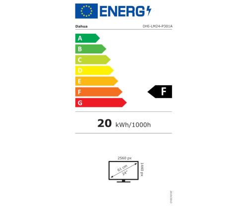 LCD-monitori DAHUA DHI-LM24-P301A 23.8&amp;quot; 2560x1440 16:9 75Hz 6 ms Kääntyvä kallistus Väri Musta LM24-P301A