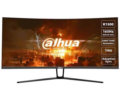 LCD-monitori DAHUA DHI-LM34-E330C 34&amp;quot; Gaming/Curved/21 : 9 Paneeli VA 3440x1440 21:9 165Hz 1 ms Tilt...