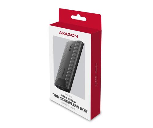 SSD ACC KOTELO M.2 NVME/SATA USB-C EEM2-GTS2 AXAGON