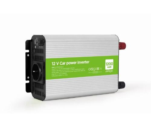 POWER INVERTER AUTO 12V 1200W/EG-PWC1200-01 GEMBIRD
