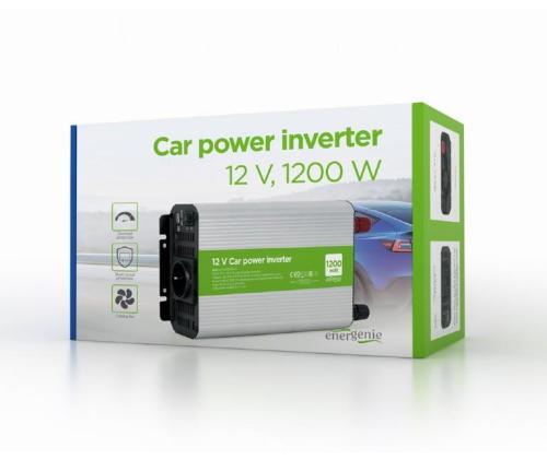 POWER INVERTER AUTO 12V 1200W/EG-PWC1200-01 GEMBIRD