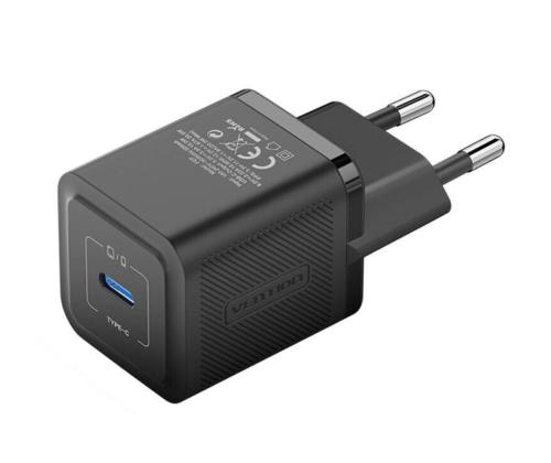 MOBIILILATURI SEINÄ 20W USB-C/1P MUSTA FEPB0-EU VENTION