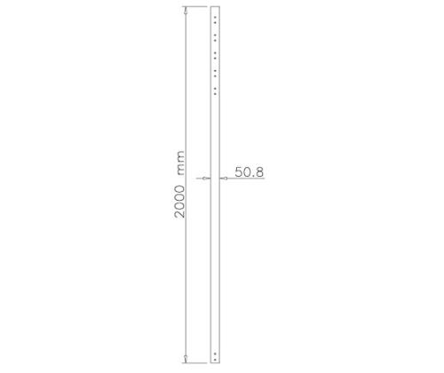 TV-SARJAN ACC MOUNT EXTENS. TOLPPA/50KG FPMA-CP200MUSTA NEOMOUNTS-KIINNITYSLAITE