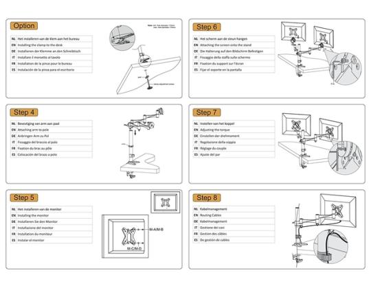 Televisiovastaanottimen ACC TYÖPÖYTÄKIINNIKE 10-24"/FPMA-D1330DSILVER NEOMOUNTS