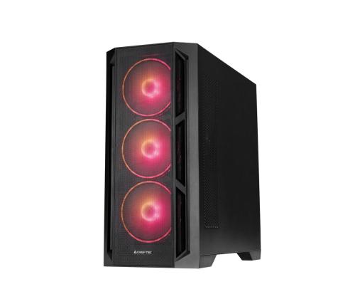 Kotelo CHIEFTEC APEX LUMO Tower ATX EATX MicroATX MiniITX Väri Musta GA-01B-L-OP