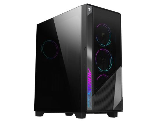 Kotelo GIGABYTE AORUS C500 GLASS MidiTower ATX EATX MicroATX MiniITX Väri Musta GB-AC500GST