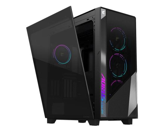 Kotelo GIGABYTE AORUS C500 GLASS MidiTower ATX EATX MicroATX MiniITX Väri Musta GB-AC500GST