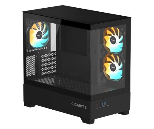Kotelo GIGABYTE C201 PANORAMIC MidiTower Case tuoteominaisuudet Rackmountable/Removable HDD basket...