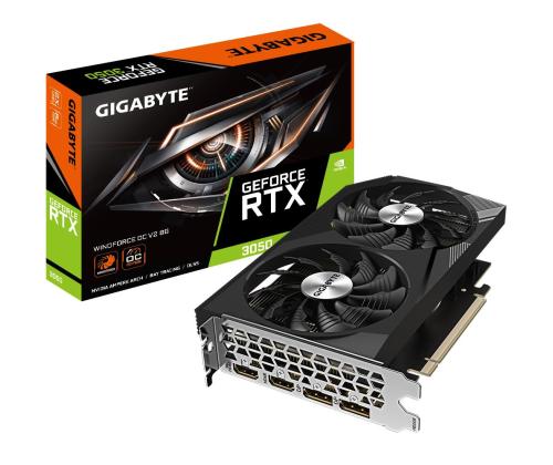 Näytönohjain GIGABYTE NVIDIA GeForce RTX 3050 8 GB GDDR6 128 bit PCIE 4.0 16x Muisti 14000 MHz...