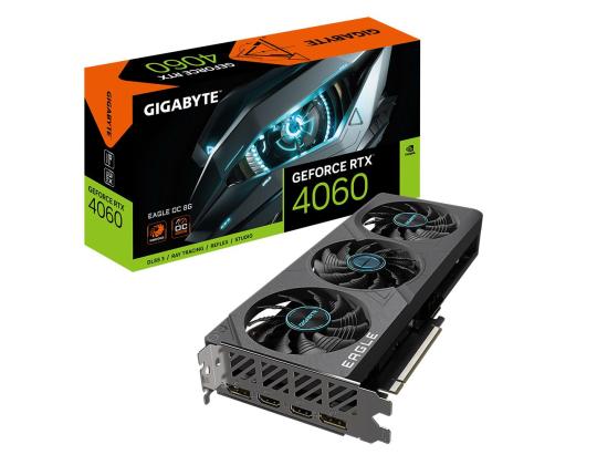 Graafika-kortti GIGABYTE NVIDIA GeForce RTX 4060 8 Gt GDDR6 128 bit PCIE 4.0 16x Dual Slot Fansink...