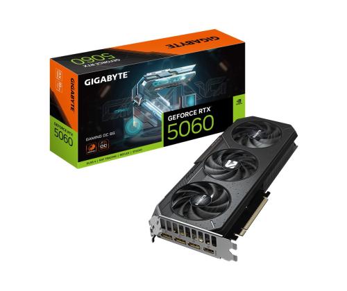 VGA PCIE16 RTX5060 8GB GDDR7/GV-N5060 GAMING OC-8GD GIGABYTE
