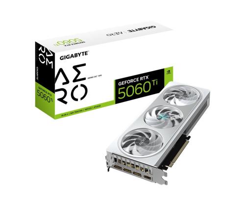 Näytönohjain GIGABYTE NVIDIA GeForce RTX 5060 Ti 16 GB GDDR7 128 bit PCIE 5.0 16x GPU 2647 MHz ...