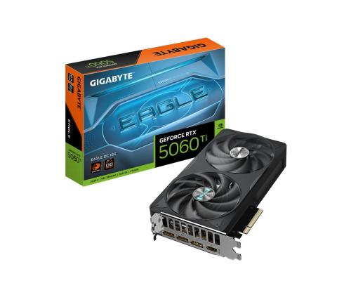 Näytönohjain GIGABYTE NVIDIA GeForce RTX 5060 Ti 16 GB GDDR7 128 bit PCIE 5.0 16x GPU 2617 MHz ...