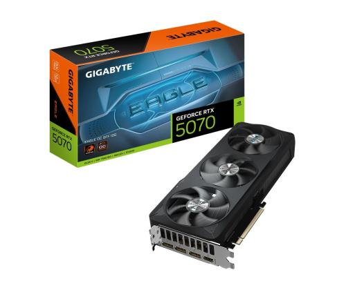 Näytönohjain GIGABYTE NVIDIA GeForce RTX 5070 NVIDIA GeForce RTX 5070 12 GB GDDR7 192 bit PCIE 5.0 16x GPU 2587 MHz...