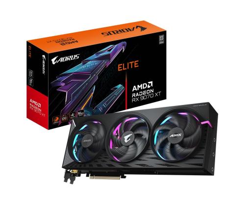 VGA PCIE16 RX9070XT 16GB GDDR6/R9070XTAORUS E-16GD GIGABYTE