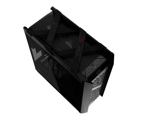 Kotelo ASUS ROG Strix Helios II MidiTower Case tuotteen ominaisuudet Läpinäkyvä paneeli Väri Musta...