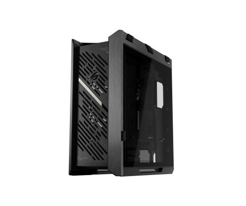Kotelo ASUS ROG Strix Helios II MidiTower Case tuotteen ominaisuudet Läpinäkyvä paneeli Väri Musta...
