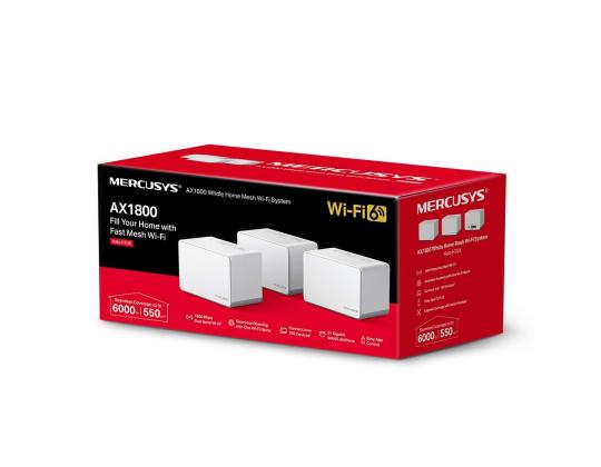 Langaton reititin MERCUSYS 3-pack Mesh Wi-Fi 6 HALOH70X (3-PACK)