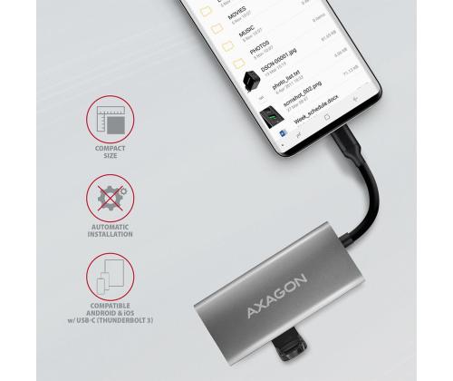 I/O HUB USB3.2 4PORT/0.13M HMC-4G2 AXAGON