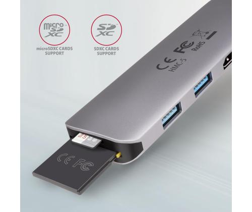 I/O HUB USB3.2 5IN1/0.2M HMC-5 AXAGON