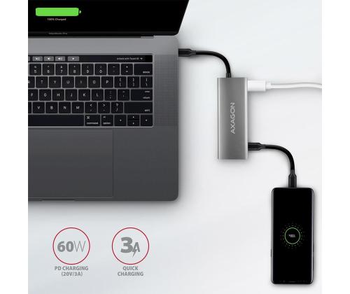 I/O HUB USB-C 5IN1/0.2M HMC-5G2 AXAGON