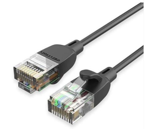 PATCH-KAAPELI CAT.6A UTP/5M MUSTA IBIBJ VENTION