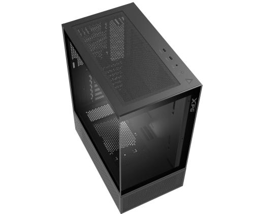 Kotelo ADATA INVADER X MINI MidiTower Case tuotteen ominaisuudet Läpinäkyvä paneeli ATX MicroATX MiniITX...