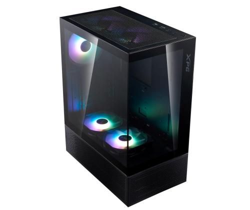 Kotelo ADATA INVADER X MINI MidiTower Case tuotteen ominaisuudet Läpinäkyvä paneeli ATX MicroATX MiniITX...