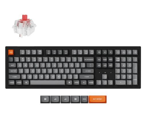 NÄPPÄIMISTÖ WRL K10 MAX RGB/MUSTA K10M-H1 KEYCHRO