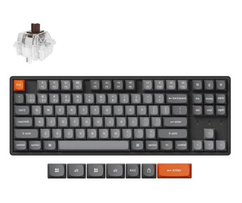 NÄPPÄIMISTÖ WRL K8 MAX RGB/MUSTA K8M-J3 KEYCHRONI