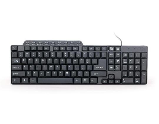 NÄPPÄIMISTÖ MULTIMEDIA USB ENG/MUSTA KB-UM-104 GEMBIRD