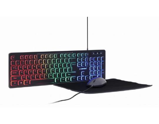 NÄPPÄIMISTÖ + HIIRI USB ENG/KBS-UML-01 GEMBIRD