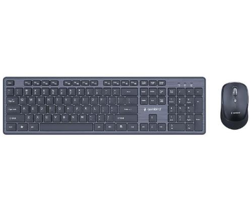 NÄPPÄIMISTÖ +HIIRI WRL ENG/DESKTOP BK KBS-WCH-04 GEMBIRD