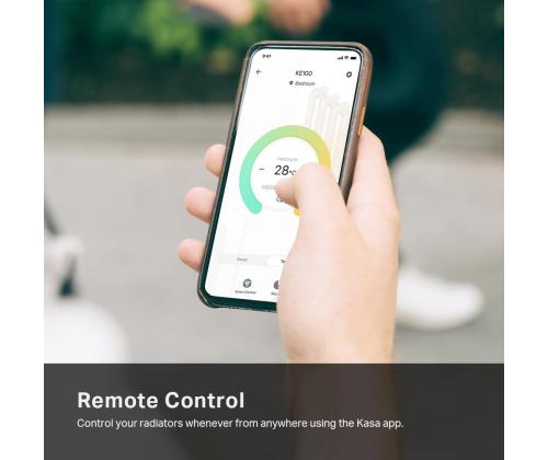 ÄLYKÄS KOTI PATTERITERMOSTAATTI/KE100-SARJA TP-LINKKI