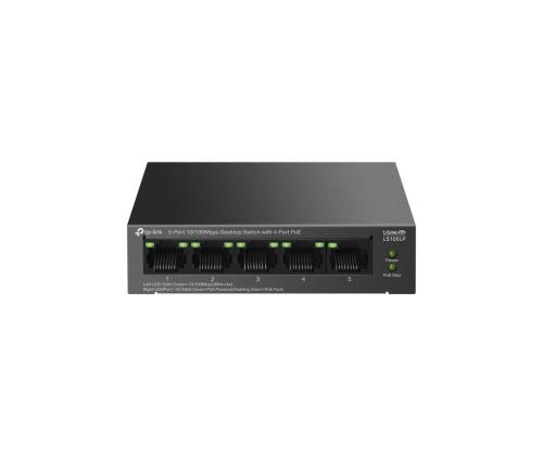 Kytkin TP-LINK LS105LP Työpöytä/jalusta 5x10Base-T / 100Base-TX PoE-portit 4 LS105LP