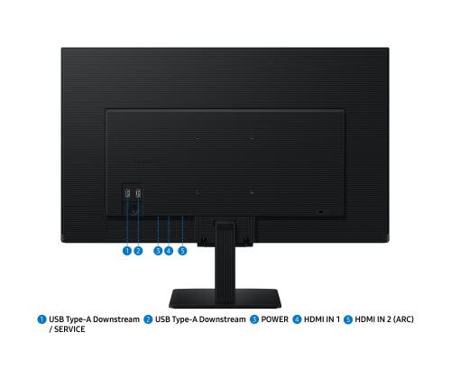 LCD-monitori SAMSUNG 27 &;quot; 1920 x 1080 pikseliä Full HD Native kuvasuhde 16:9 LCD Flat LS27FM500EUXEN