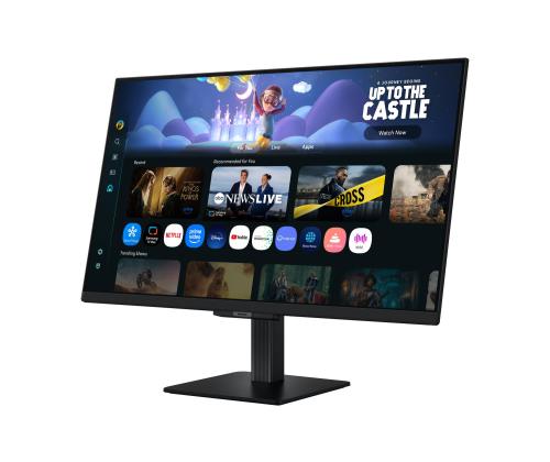 LCD-monitori SAMSUNG 27 &;quot; 1920 x 1080 pikseliä Full HD Native kuvasuhde 16:9 LCD Flat LS27FM500EUXEN